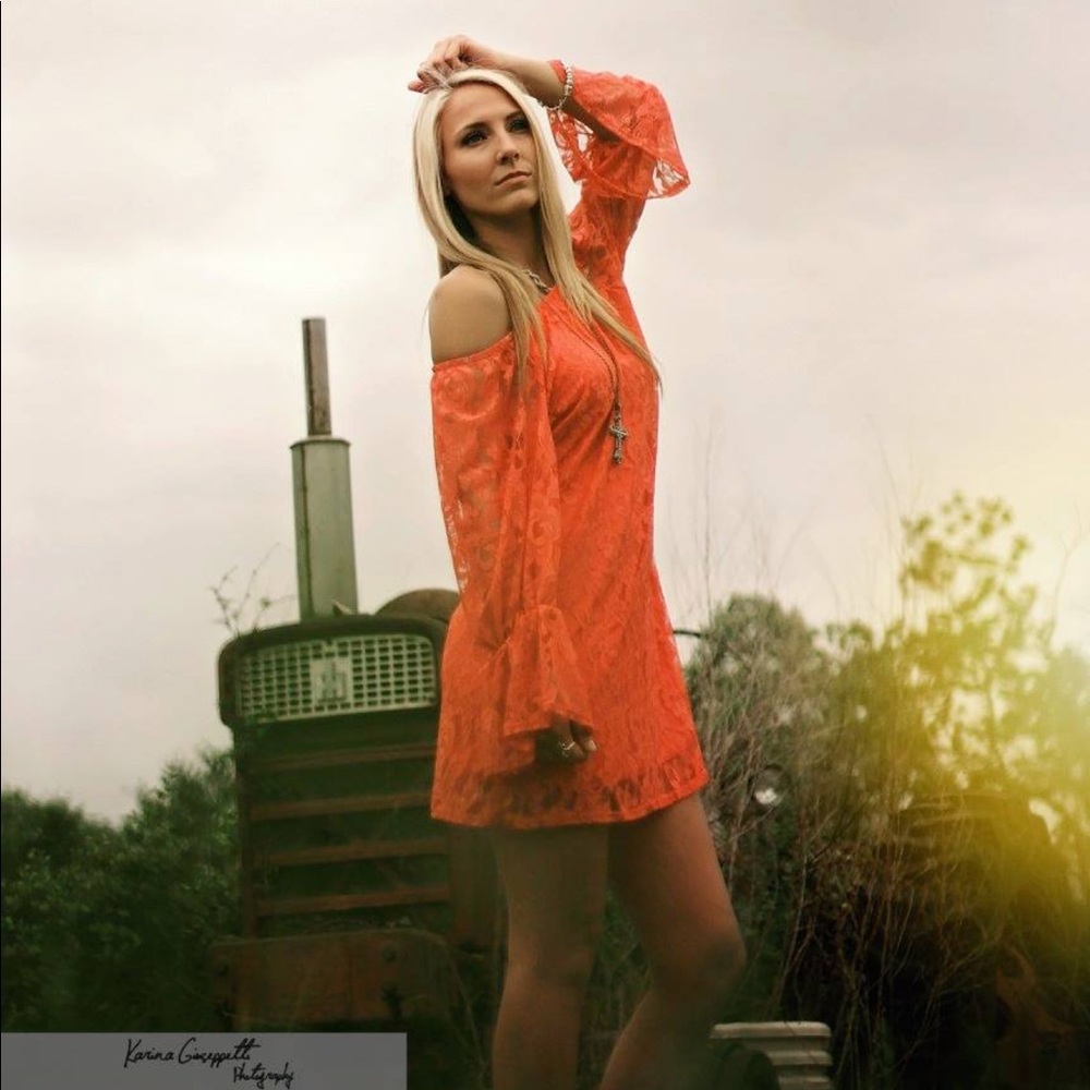 Corral off the shoulder dress